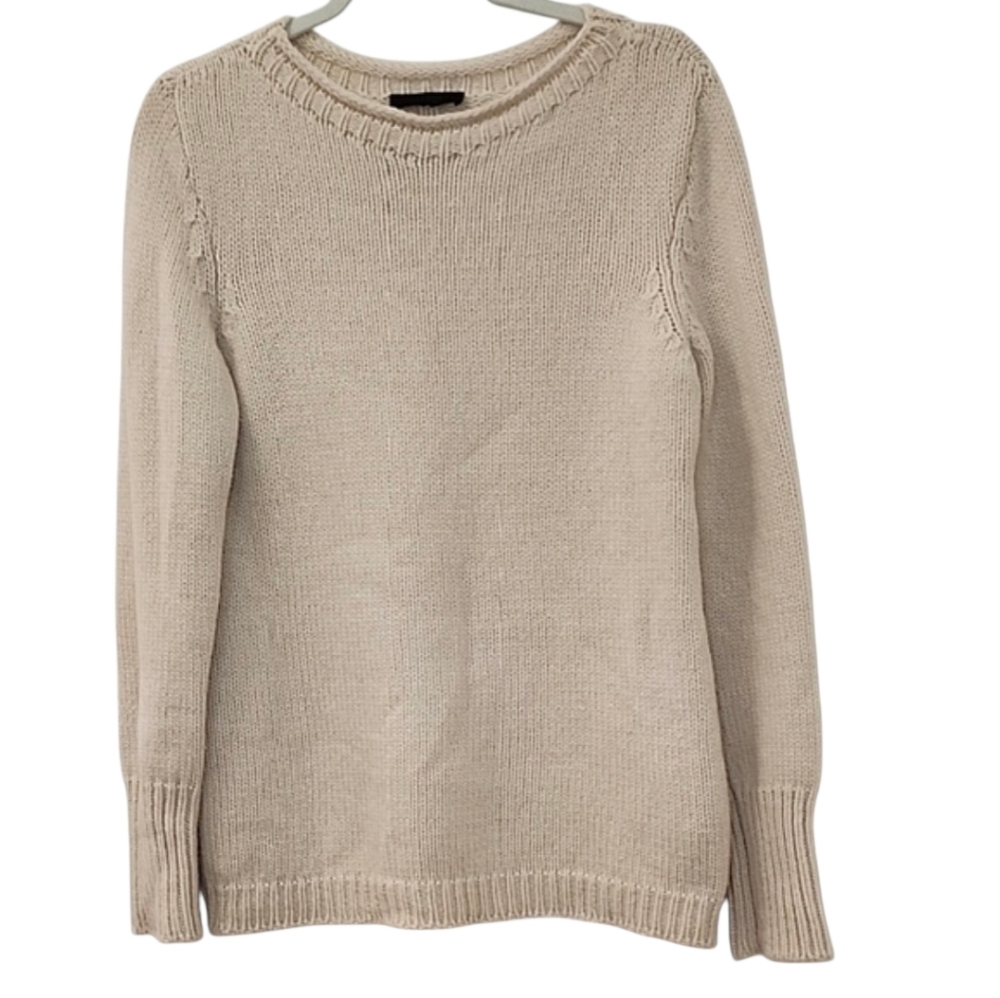 The Row Sweater  wool and cashmere Classic Cream Sz Meduim - Picture 2 of 16